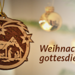 Krippe als Christbaumschmuck