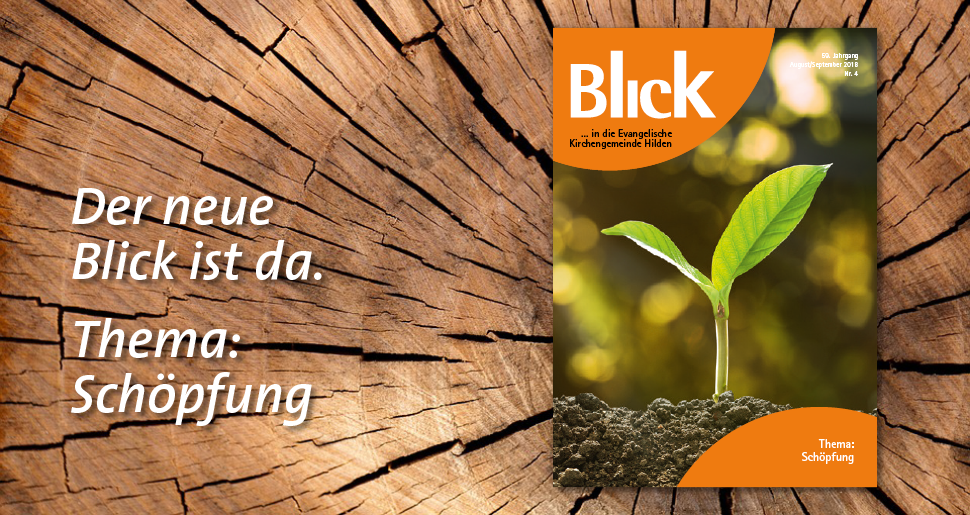 Gemeindebrief Blick August-September 2018
