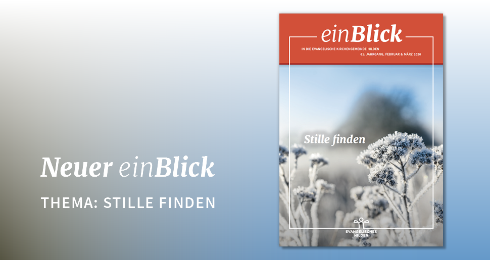 einBlick Titelseite 2/3 2020