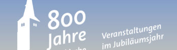 800 Jahre Reformationskirche, Link zu den Veranstaltungen im Jubiläumsjahr