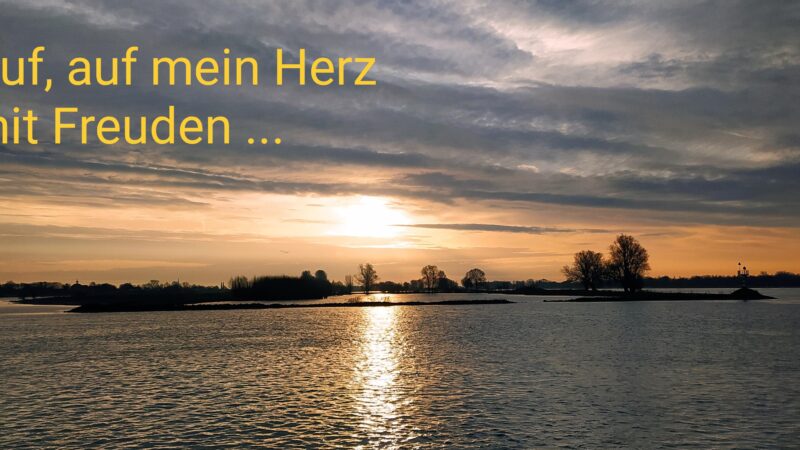 Auf auf mein Herz mit Freude