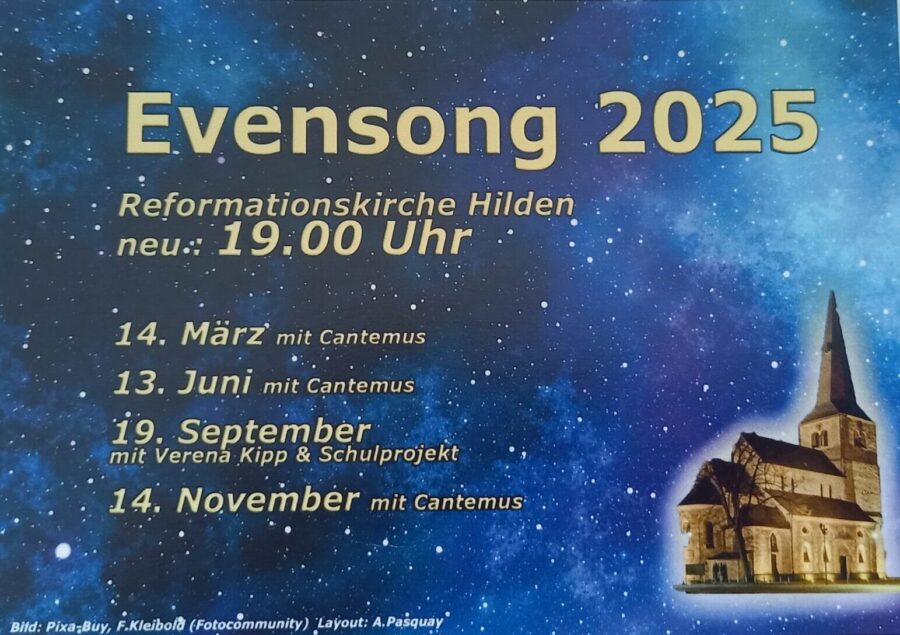 Mehr über den Artikel erfahren Evensongs 2025
