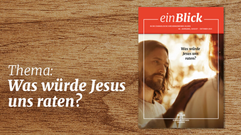Titelseite des einBlick, Gemeindebriefs