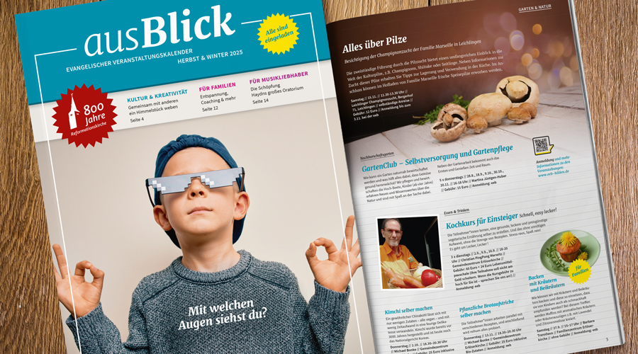 Veranstaltungsmagazin „ausBlick“ 2. Halbjahr 2025 der Evangelischen Kirchengemeinde Hilden