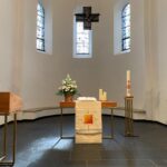 Altarraum Reformationskirche am 31.5.26 zur Jubelkonfirmation