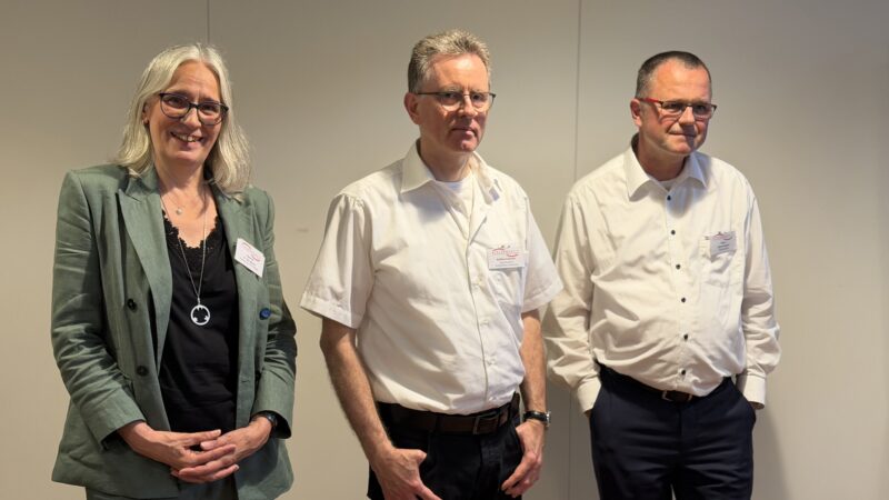 Superintendentin Dr. Ilka Werner und die Superintendenten Wolfram Günther und Rainer Kaspers